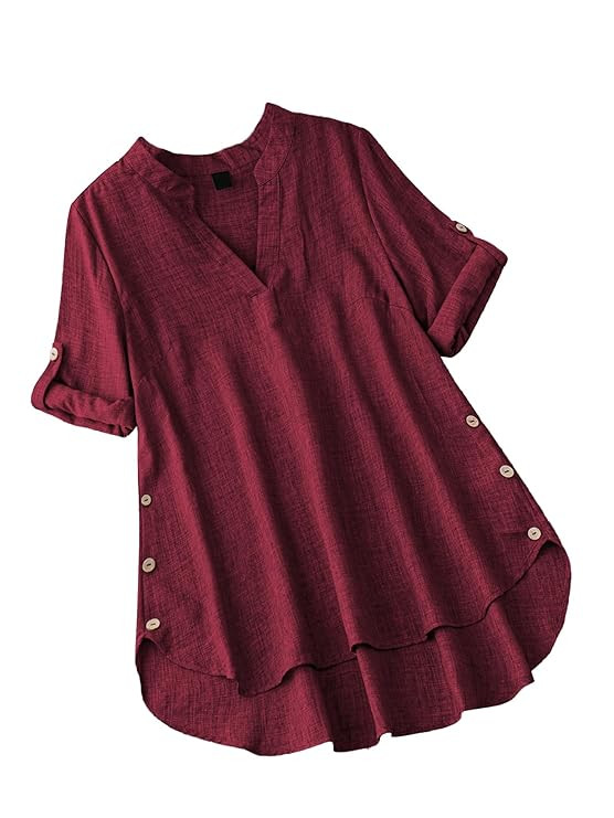 Women's Solid Regular Fit Tunic Top | Kurti for Women